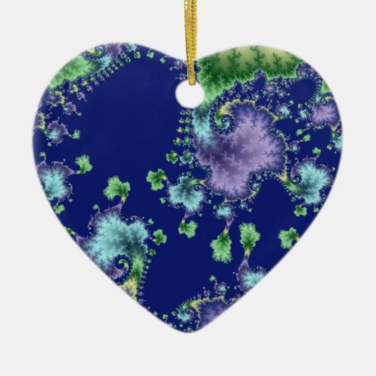 Drijven met Kerstmis Keramisch Ornament (Voorkant)