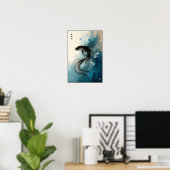 Drijven onder stille wateren muur poster (Thuiskantoor)