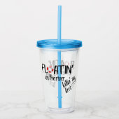 Drijven op de rivier Het doden van mijn lever Tubi Acryl Drinkbeker (Voorkant)