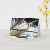 Drijven op een boot bij Zee Happy Birthday Kaart (Gele Bloem)