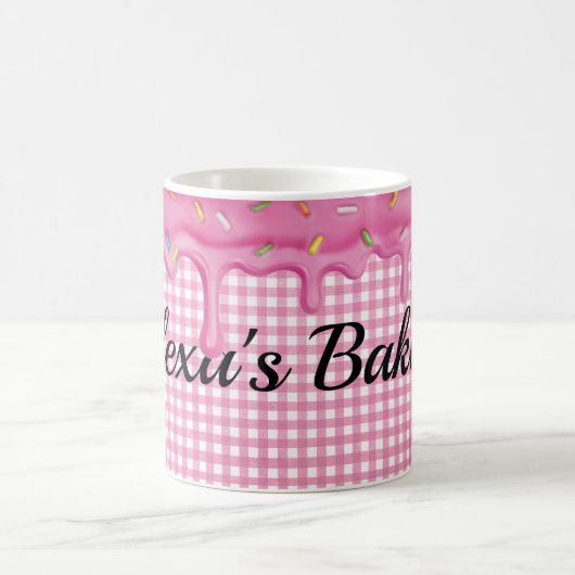 Drijven op Gingham Koffiemok (Center)