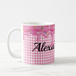 Drijven op Gingham Koffiemok