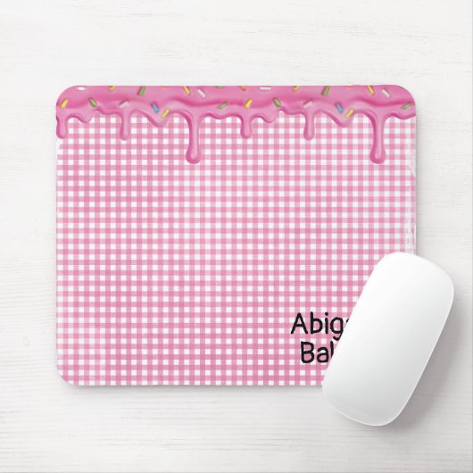 Drijven op Gingham Muismat (Met muis)