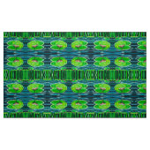 Drijven op mijn Lily Pad Stof (Fat Quarter)