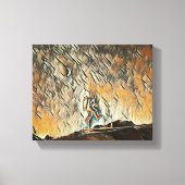 Drijven op ontdekking: de reis van een wetenschapp canvas afdruk (Voorkant)