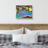 Drijven op ontdekking: de reis van een wetenschapp canvas afdruk (Insitu (Slaapkamer))