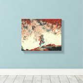 Drijven op ontdekking: de reis van een wetenschapp canvas afdruk (Insitu (Houten vloer))