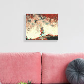 Drijven op ontdekking: de reis van een wetenschapp canvas afdruk (Insitu (Woonkamer))