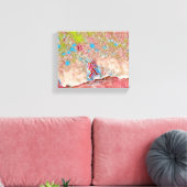 Drijven op ontdekking: de reis van een wetenschapp canvas afdruk (Insitu (Woonkamer))