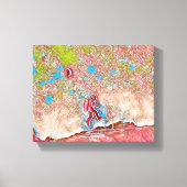 Drijven op ontdekking: de reis van een wetenschapp canvas afdruk (Voorkant)