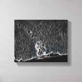 Drijven op ontdekking: de reis van een wetenschapp canvas afdruk (Voorkant)