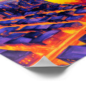 Drijven over de stad poster (Hoek)