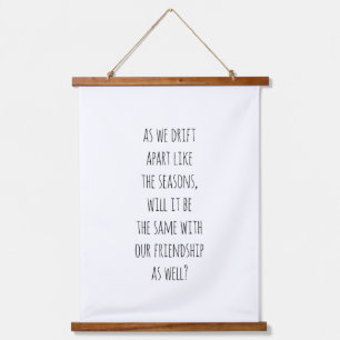 Drijven Uit elkaar Houten Muur Tapijt Hangend Wandkleed