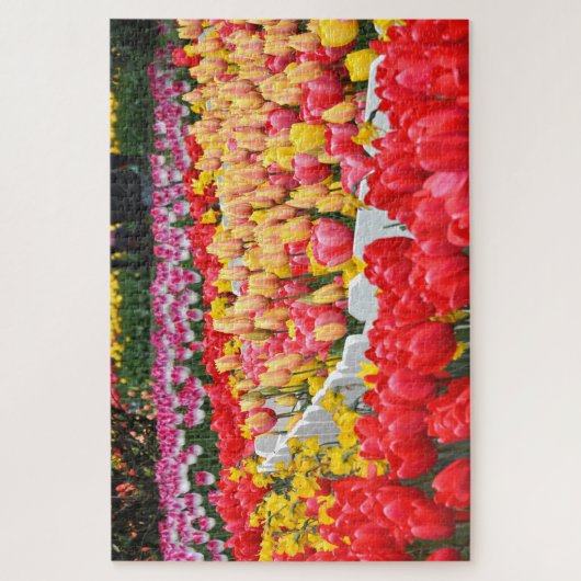 Drijven van tulpen legpuzzel (Verticaal)