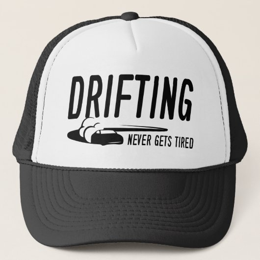 Drijven Wordt Nooit Moe Trucker Pet (Voorkant)