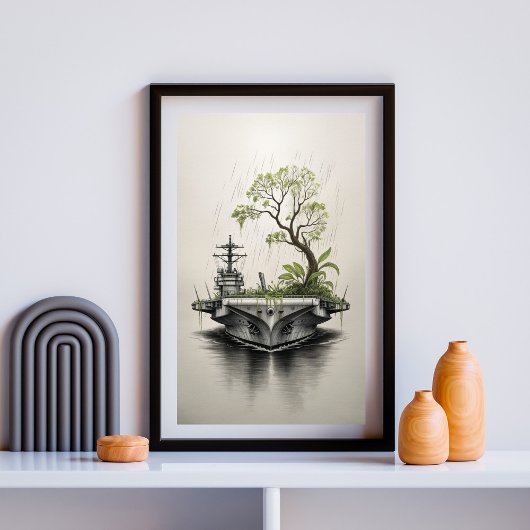 Drijvend Aardsanctuarium Poster