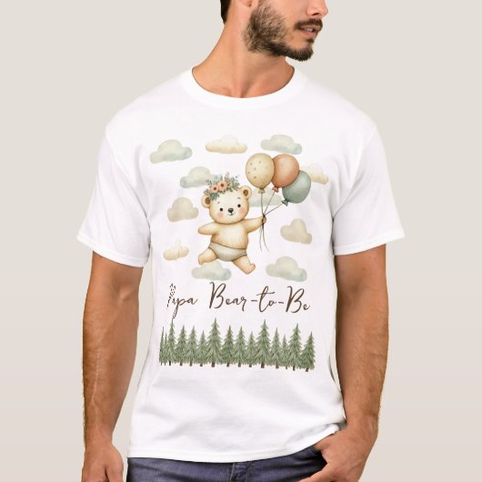 Drijvend Beer Adventures Papa T-shirt (Voorkant)