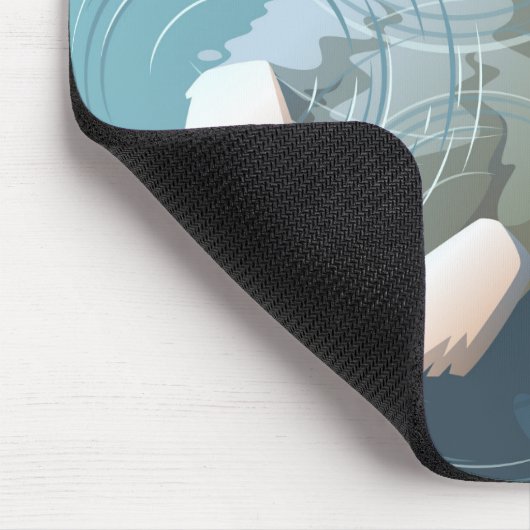 Drijvend Beer Muismat (Hoek)