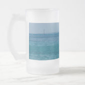Drijvend bij Mackinac Frosted Glas Bierpul Matglas Bierpul (Links)