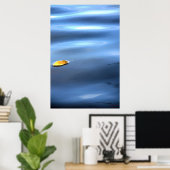 Drijvend blad op water # 111 poster (Thuiskantoor)