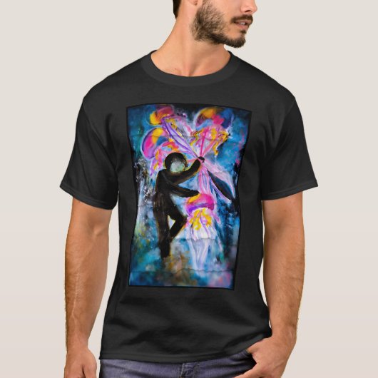 Drijvend door dromen. t-shirt (Voorkant)