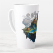 drijvend eiland latte mok (Linkerhoek)