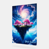 Drijvend Eiland Sakura Kunst Acryl Bord (Hoek)