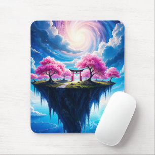 Drijvend Eiland Sakura Kunst Muismat