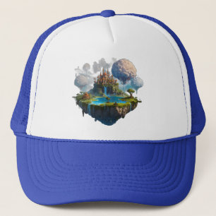 drijvend eiland trucker pet
