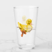 Drijvend geel eendenglas glas (Voorkant)