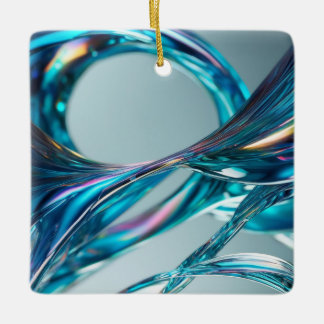 Drijvend glaswater keramisch ornament