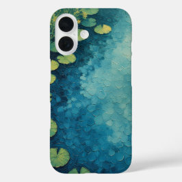 Drijvend herfstbladerdak iPhone 16 hoesje