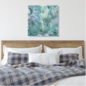 Drijvend in de Midnight Sky Canvas Wrap (Insitu (Slaapkamer))