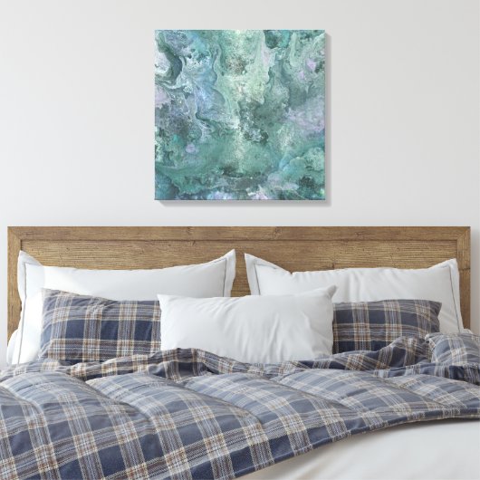 Drijvend in de Midnight Sky Canvas Wrap (Insitu (Slaapkamer))