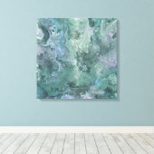 Drijvend in de Midnight Sky Canvas Wrap Afdruk (Insitu (Houten vloer))