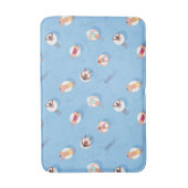 Drijvend in het Lazy River Pattern Badmat (Voorkant Verticaal)