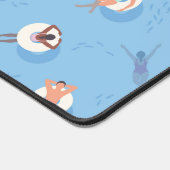 Drijvend in het Lazy River Pattern Bureaumat (Hoek)