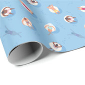 Drijvend in het Lazy River Pattern Cadeaupapier (Rol Hoek)