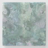 Drijvend in het Midnight Sky Stone Onderzetter (Voorkant)