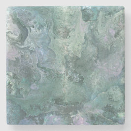 Drijvend in het Midnight Sky Stone Onderzetter