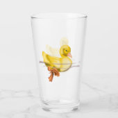 drijvend klein eendenglas glas (Achterkant)