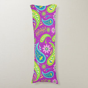 Drijvend kleurrijk Paisley Body Pillow Lichaamskussen