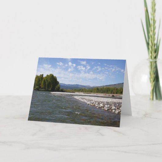 Drijvend langs de Snake River I Kaart (Voorkant)