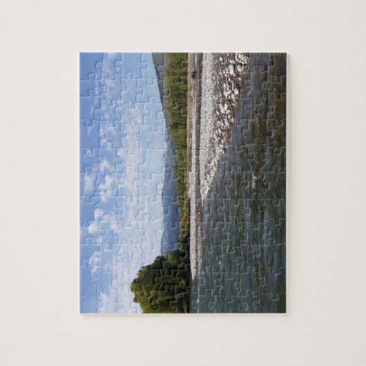 Drijvend langs de Snake River I Legpuzzel (Verticaal)