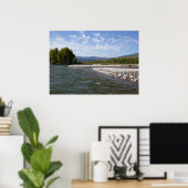 Drijvend langs de Snake River I Poster (Thuiskantoor)