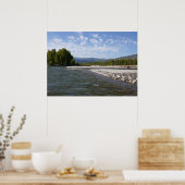 Drijvend langs de Snake River I Poster (Keuken)