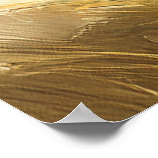 Drijvend meisje met ballonnen poster (Hoek)