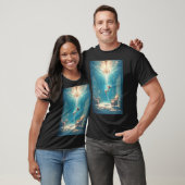drijvend meisje t-shirt (Unisex)