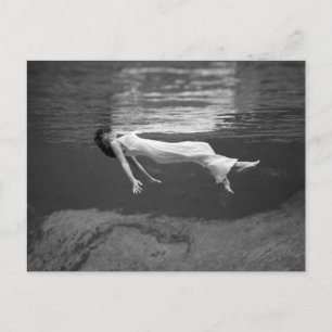 Drijvend onder water, 1947 briefkaart