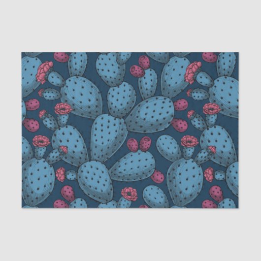 Drijvend opuntia tissuepapier (Voorkant)